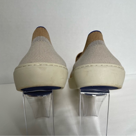 Rothy’s The Sneaker Birch Neutral Stripe Shoes Size 7.5 - Picture 8 of 13
